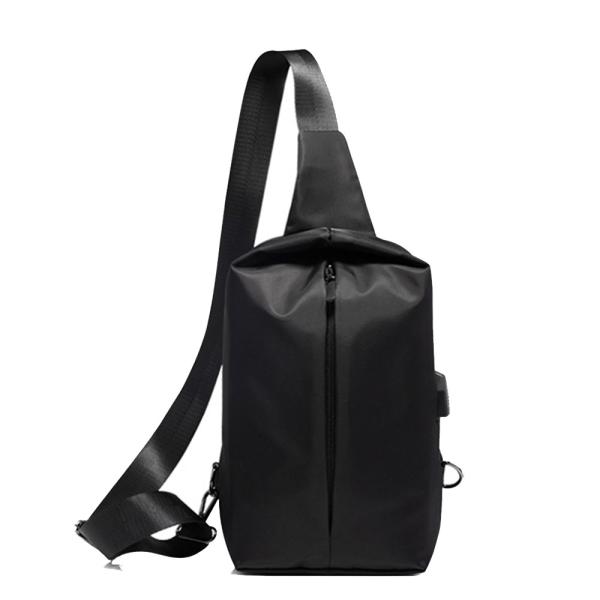 Buy Water Resistant Polyester Lining Anti Theft Chest Sling Bags With USB 5L at wholesale prices