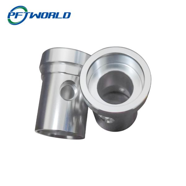 Machined CNC Aluminum Parts Bright Silvery Anodizing Aluminum Parts