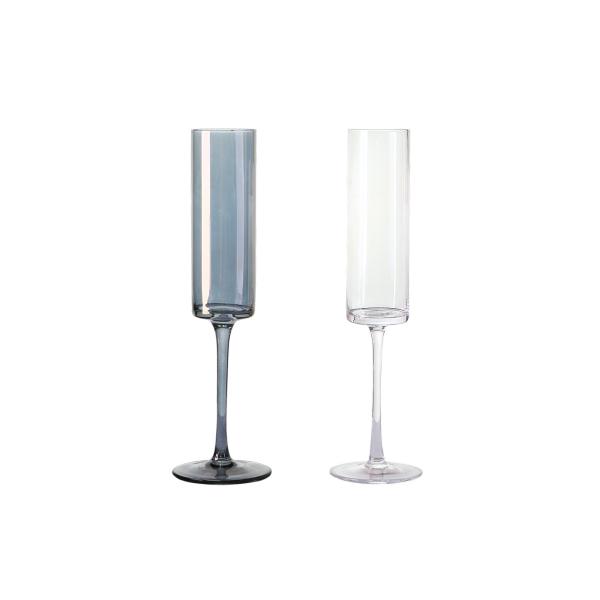Buy Smooth Bottom Engraved Crystal 6 Oz Champagne Flutes FDA Approved at wholesale prices