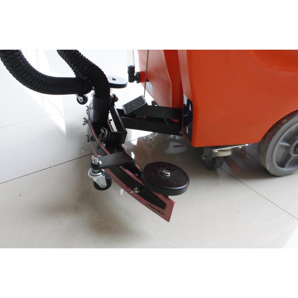 Huge Tank Manual Electric Floor Brush Scrubber Dryer Machine Unique Compact Design