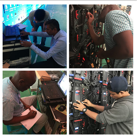 Activity 1R1G1B Stage Rental Led Screen Events P4 P4.81 500x1000mm