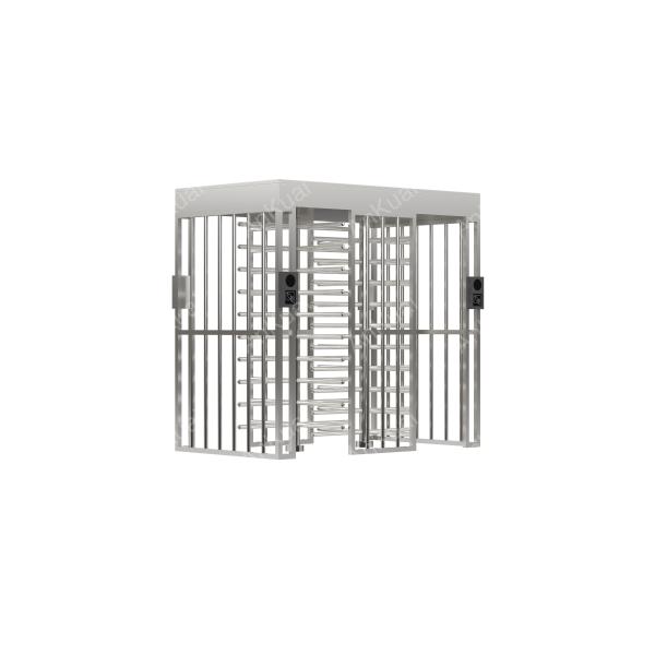 Full-Height Entry Turnstile with 100W Power Consumption and RS485 Communication