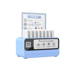 Quality ROHS Power Bank Rental Machine 5000mah Multiple Phone Charging for sale