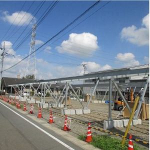 China Customized PV Parking Lots Solar Carport Mounting Brackets on sale