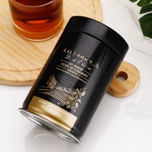 CMYK Offset SGS 250ml Coffee Tin Can Glossy Lamination