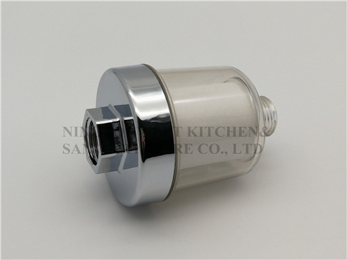 Buy plastic material chrome plating shower head top shower PP filter at wholesale prices
