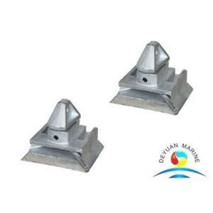 Loose Fitting On Deck Semi Automaticl Twistlocks Shipping Container Parts