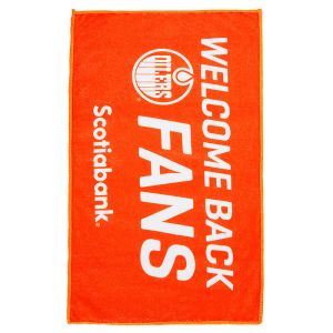 Factory Low MOQ Microfiber Custom orange and white Printed Customized Logo Light