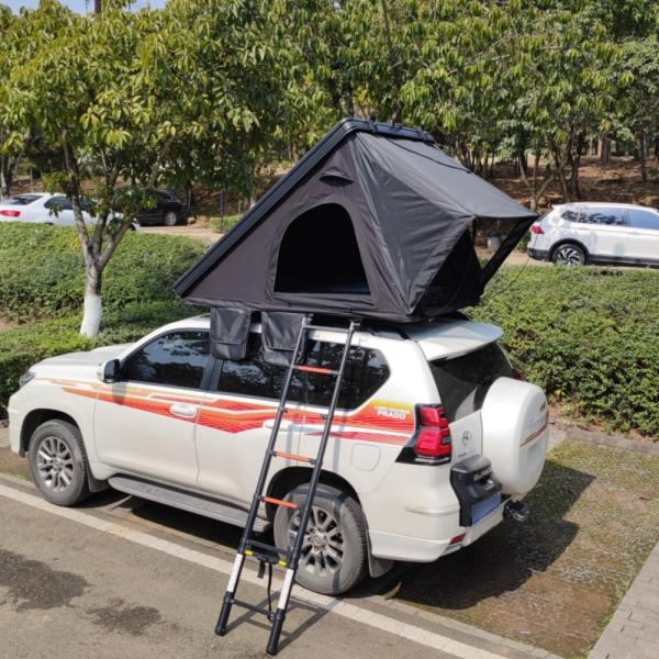 Buy 4x4 Off Road Lightweight Ultra-thin Roof Top Tent Hard Shell Roof Tent for Camping at wholesale prices