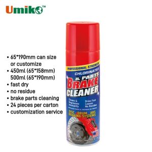 500ml Brake Parts Cleaner Remove Contaminants For Drum And Disc Systems