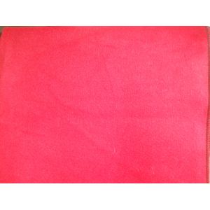 Quality Short hair coat  wool fabric woolen fabric red for sale
