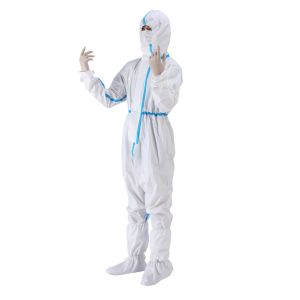 Disposable Medical Protective Coverall Suit Bacteria And Viruses Resistance