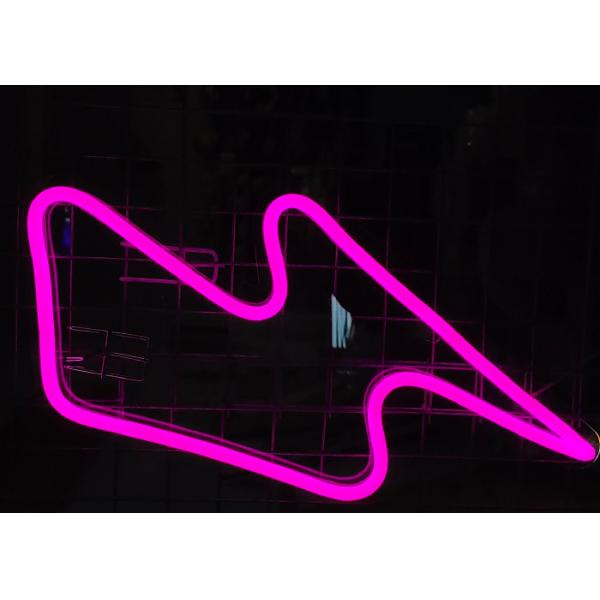 Lightning Bolt Neon Sign Remote Control Lightning LED Neon Signs Big Size Handmade Visual Artwork Home Wall Decor Light