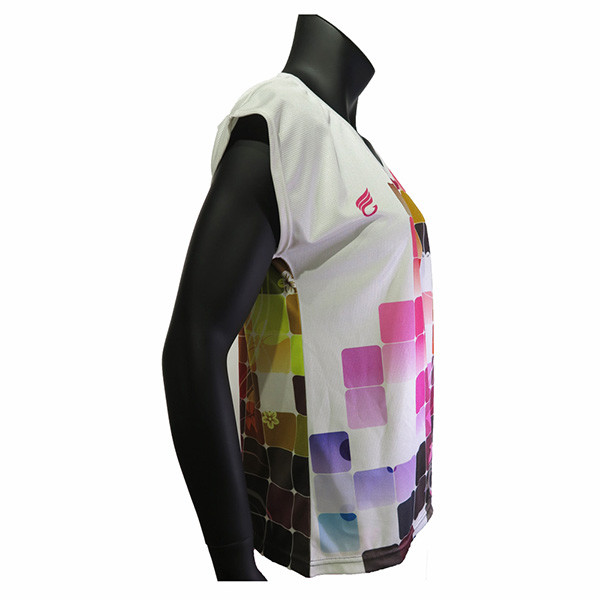 Short Sleeve Colorful Casual Sportswear Slin Fit Ladies Running T Shirts