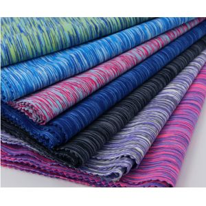 Single Jersey Circular Knit Fabric , Camouflage Pattern Yarn Dyed Knit Fabric