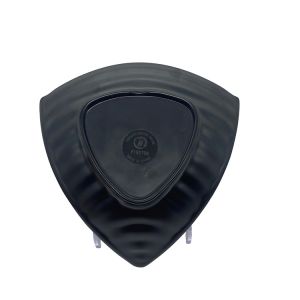 Irregular Triangle Melamine Sushi Plate Black Color Food Serving