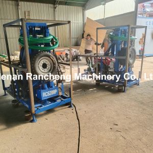 150m Deep Hydraulic Water Drilling Machine With 1500Kg Hosting Capacity