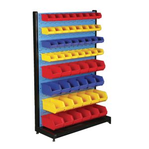 Plastic Shelf Bins Tool Crate Stackable Plastic BoxWarehouse For Screws