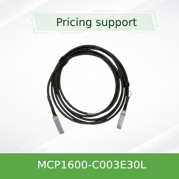 Buy Ethernet Mellanox Qsfp DAC Cable MCP1600-C003E30L 100GbE 3m at wholesale prices