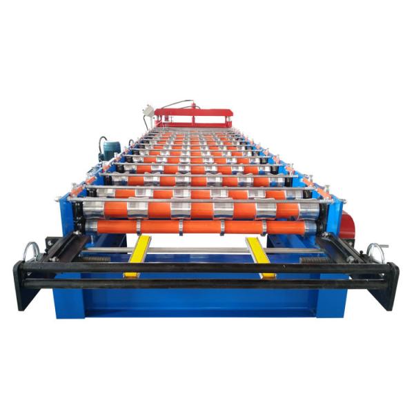 Full Automatic Iron Roofing Sheet Roll Forming Machine , Cold Roofing Rolling Machine