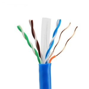 Lan cable twisted 4 pairs Cat 6 non-shielding indoor network cable