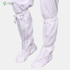 Cleanroom antistatic half high booties height esd work boots