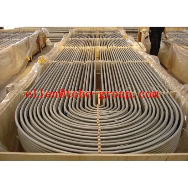 Buy ASME B163 B677 Stainless Steel U Bends , Stainless Exhaust Tubing at wholesale prices