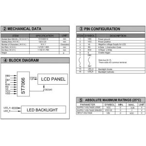 Big Size 1601 16*1 Character LCD Module With Backlight PCB Industrial Display