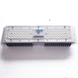 Quality AC220V Led Street Light Components SMD3030 Optical PC With Heat Sink for sale