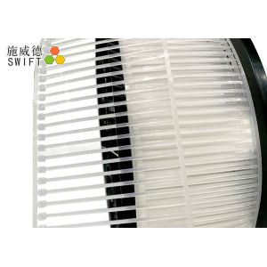 China Straight Self Locking Cable Ties , Nylon Zip Ties 4 Inch Length With No Flash on sale