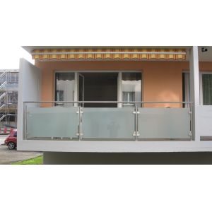 High Durability Stainless Steel Railing Balusters With Glass Clamps