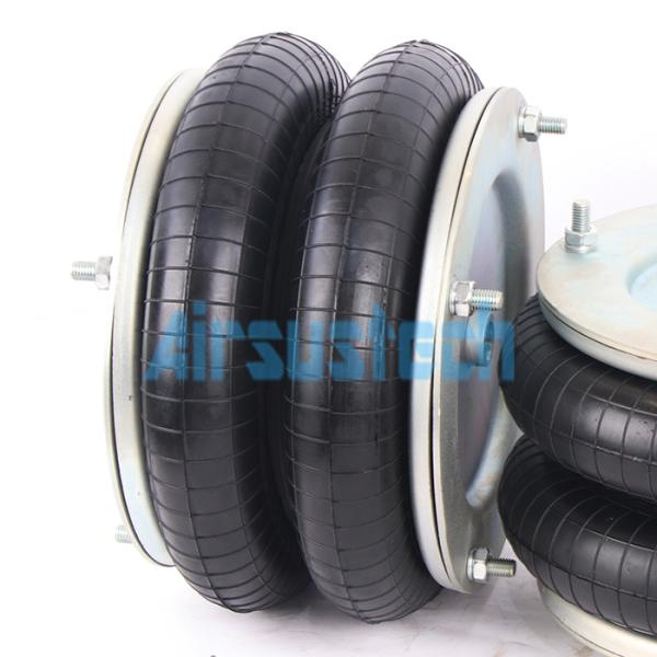 Dunlop Pneuride 12" x 2 Rubber Air Shocks Contitech FD 412-22 DS 1/2 BSP Gas Fitting