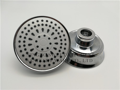 ABS plastic material 4inch round chrome plating shower head top shower rain shower wholesale
