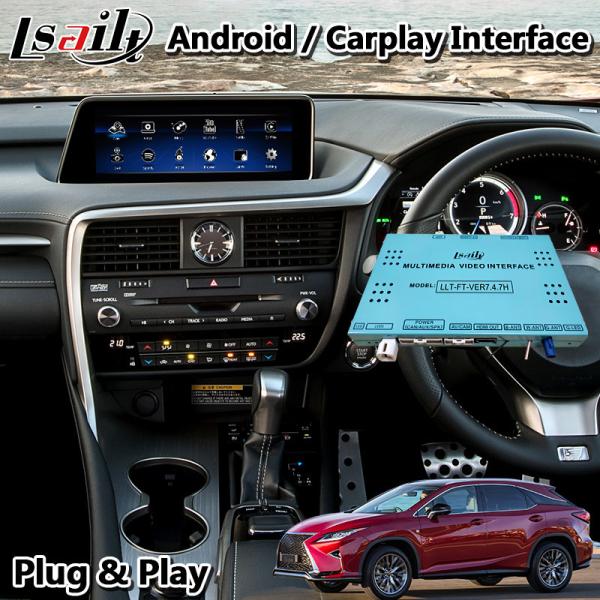 Lsailt 4+64GB Android Multimedia Video Interface for Lexus RX 200t RX350 RX450H 2016-2019