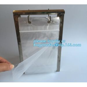 PE slider zipper saddle deli bag, Biodegradable k saddle deli bag, saddle deli