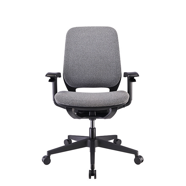 Buy Dark Grey Mesh Fabric Furniture Staff Seating Ergonomic Office Chair at wholesale prices