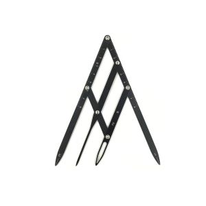 Golden Stainless Steel Section Eyebrow Microblading Tool Tattoo Eyebrow Ruler