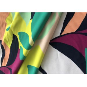 Customized Printed Stretch Knitted Nylon Spandex Fabric For Swimwear