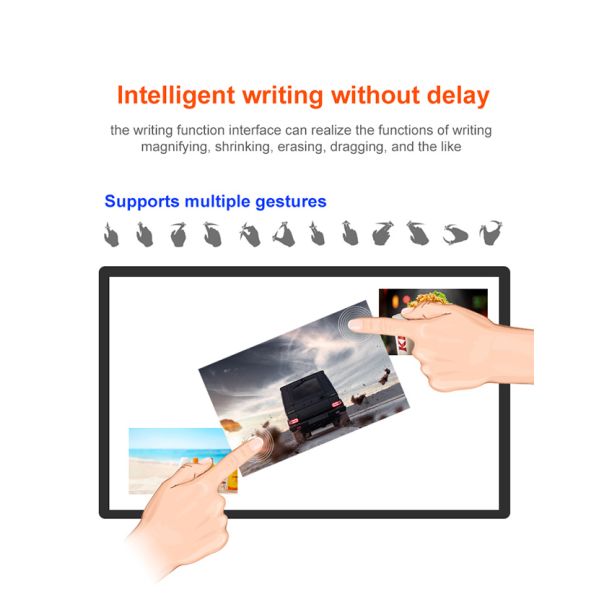 43 Inch Mobile Interactive Video Screen LCD Touch Screen Monitor Smart Coffee Table Touch Screen