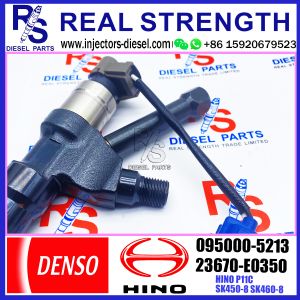 Excavator Spare Part 23670-E0351 Fuel Injector 095000-5215 SK460-8 P11C KOBELCO