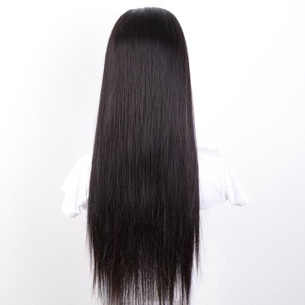 Unprocessed Virgin Human Hair 13X4 Straight 180% Density Lace Frontal Wig