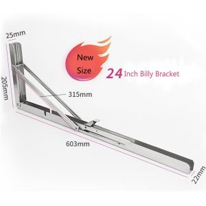 China 1.2*1.2*1.0 Adjustable Folding Shelf Workbench Supports 24 inch Collapsible Shelf Bracket on sale