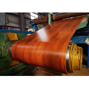 Prepainted Color Coated Aluminum Coil with Wood Pattern For Floor Decoration