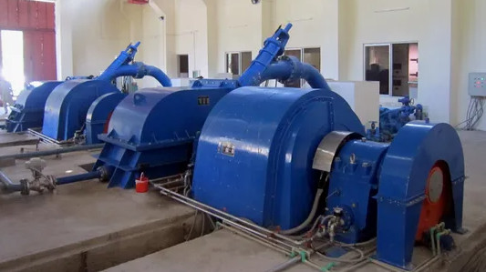 Stainless Steel ASTM A473 S41500 Runner Material Pelton Hydro Turbine for Inlet