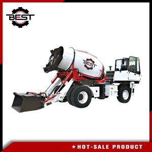 4 cubic meters self loading concrete mixer for truck
