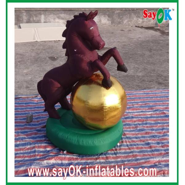 Inflatable Character Balloons Events Inflatable Horse Oxford Cloth / PVC Height 3m - 8m SGS