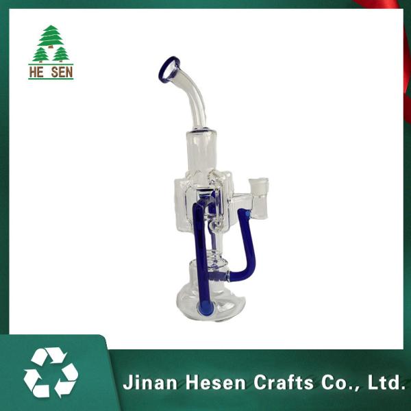 Buy 19 Inch Herb Weed SGS 32cm Glass Water Bongs at wholesale prices