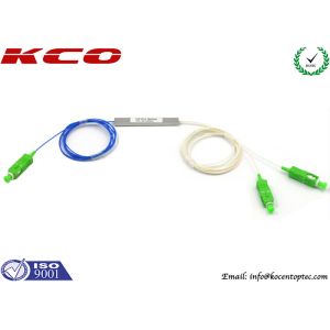Planar Waveguide 1x2 PON GPON Splitter Optical Fiber 0.9mm 1.5m LSZH