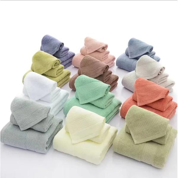 100% Cotton Towel Set Perfect for Sport Hotel 3-Piece Gift Box 35*75cm and 70*140cm