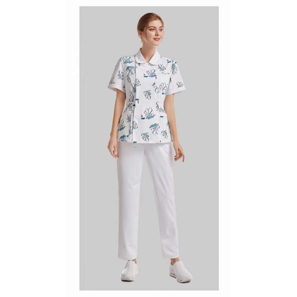 Cotton Disposable Lab Coats Doctors Nurses Men Women Pink Hospital Gown